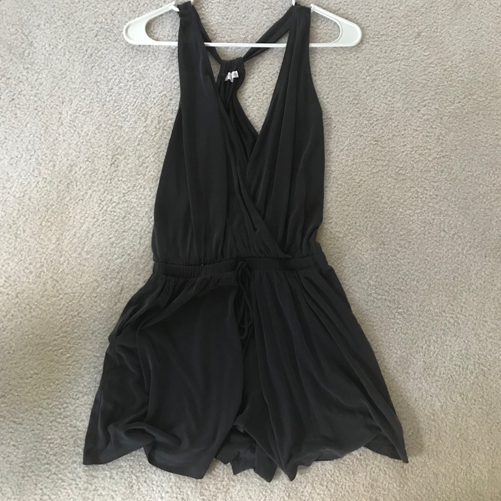 I’m selling an asphalt gray romper!
